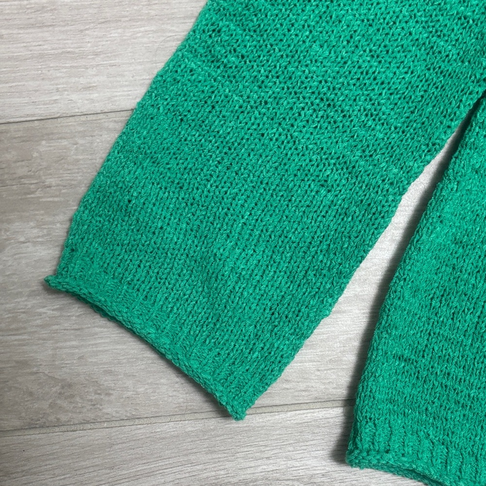 Jones New York Vibrant Green Crew Neck Sweater - Picture 8 of 10